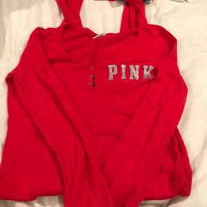 PINK Long John Holiday Pajama
